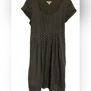 Garnet Hill Grey and Light Blue Dress Size 16